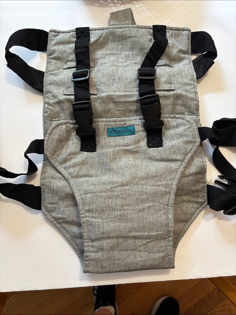 Portable High Chair Harness Rolls up in Bag! 6 mo-3 years, machine washable!